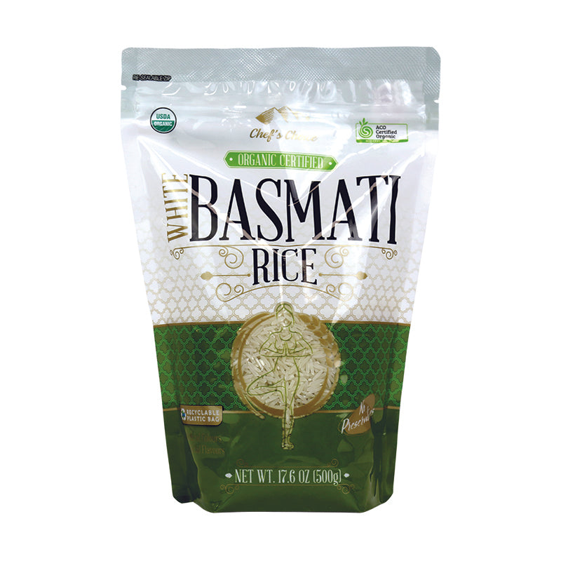 Chef's Choice Certified Organic Basmati Aromatic Rice 500g