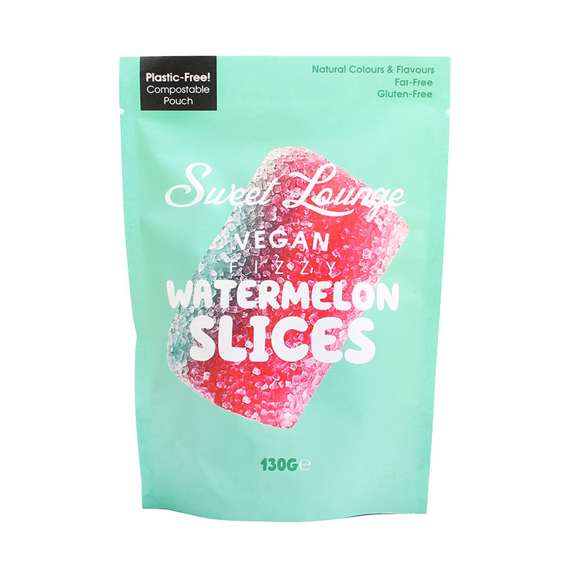 Sweet Lounge Vegan Fizzy Watermelon Slices 130g x 8