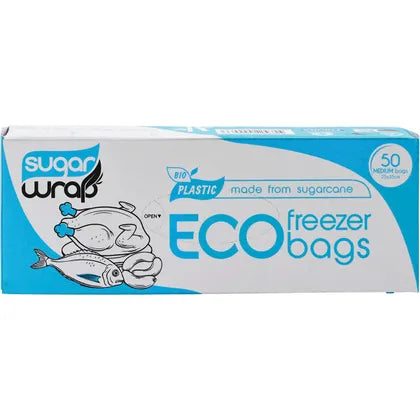 Sugarwrap Eco Freezer Bags from Sugarcane - Medium