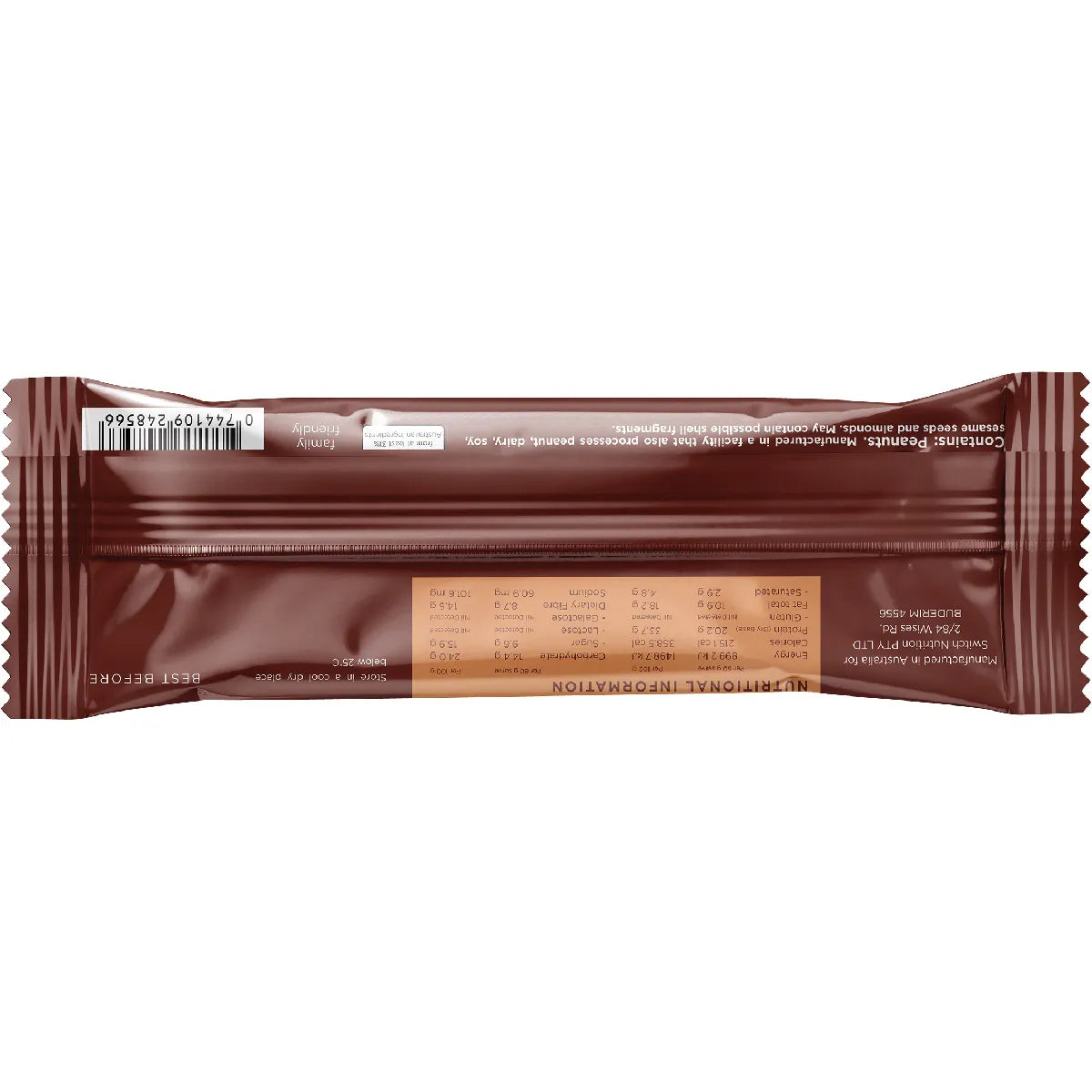 Switch Nutrition Plant Protein Bar 60g x 12 - Choc Peanut Butter