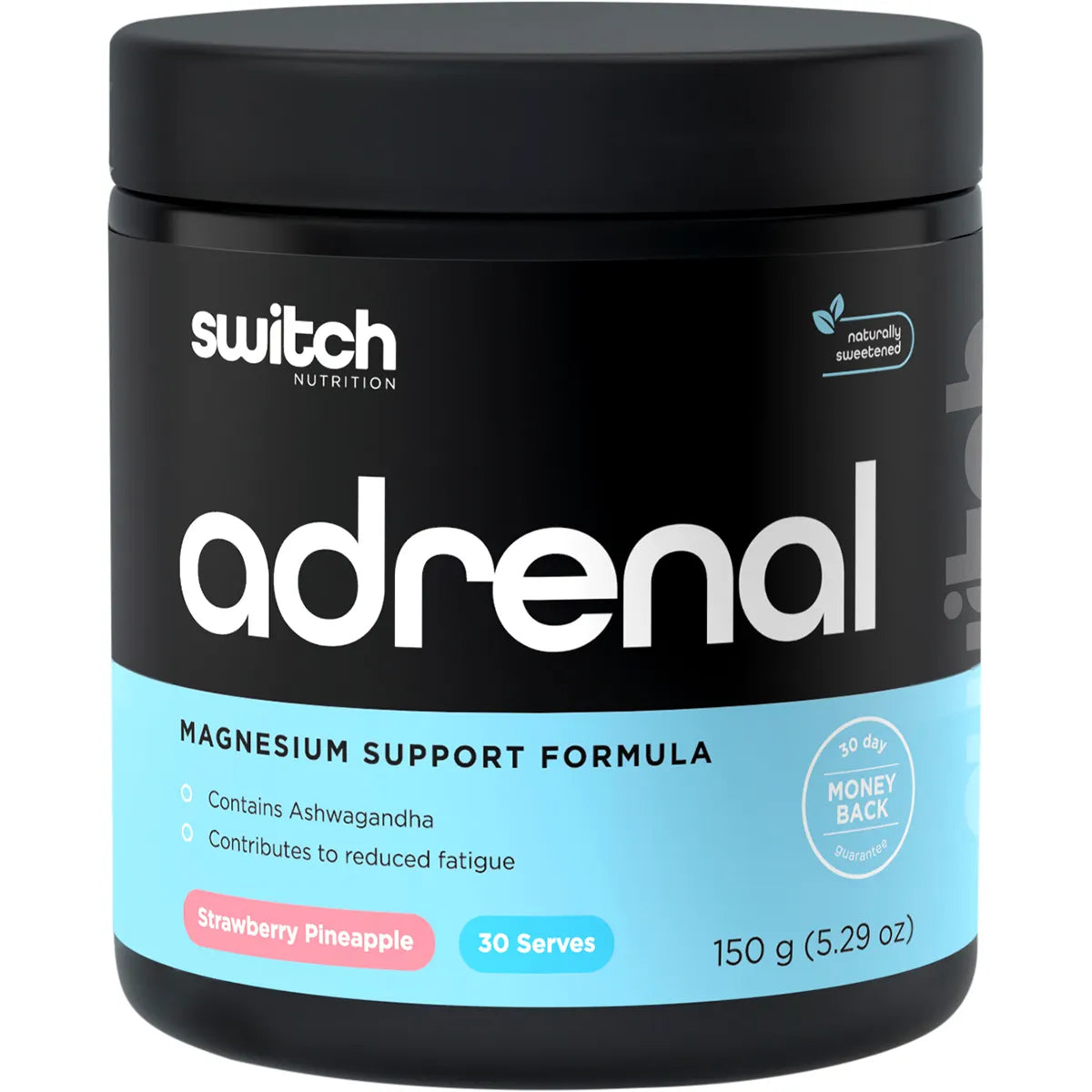 Switch Nutrition Adrenal Magnesium Support Formula - Strawberry Pineapple 150g