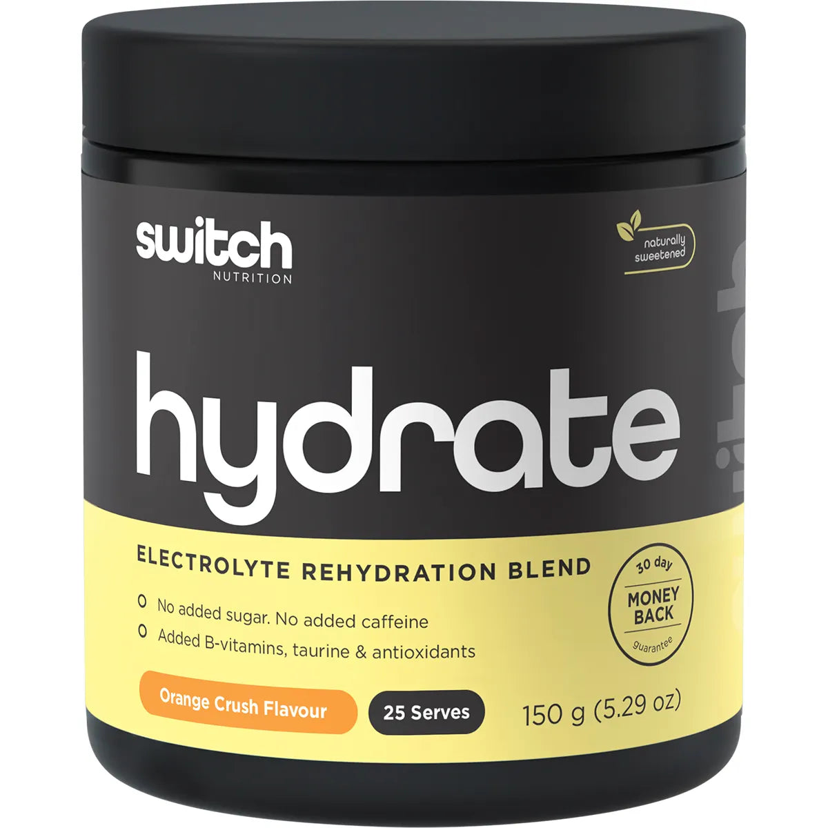 Switch Nutrition Hydrate Electrolytes 150g - Orange Crush