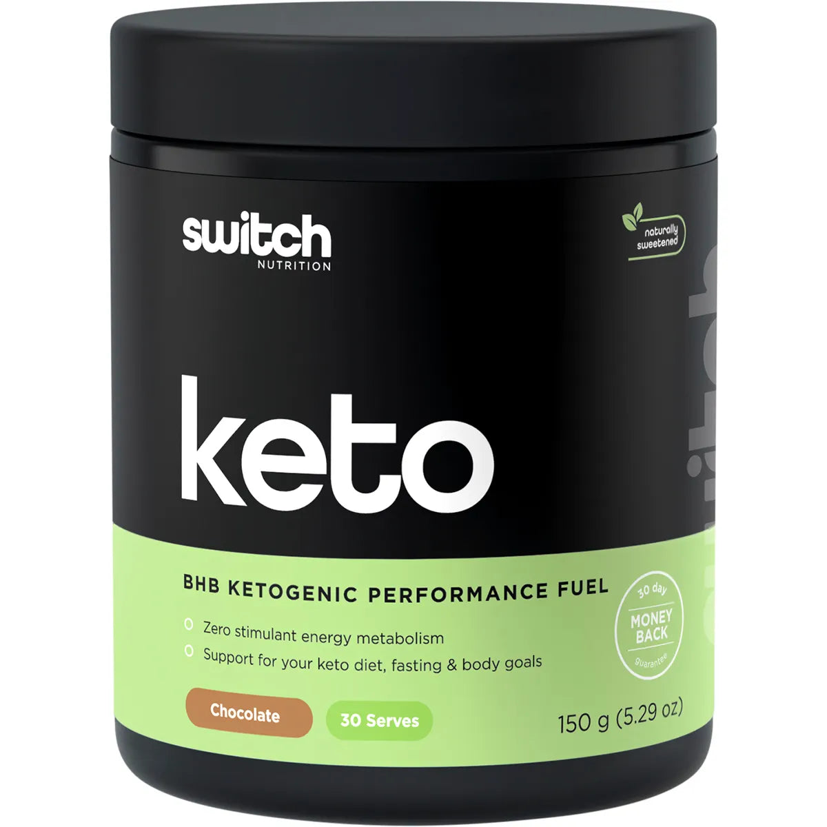 Switch Nutrition Keto BHB Ketogenic Performance Fuel 150g - Chocolate