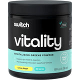 Switch Nutrition Vitality Revitalising Greens Powder 150g - Lemon Ginger