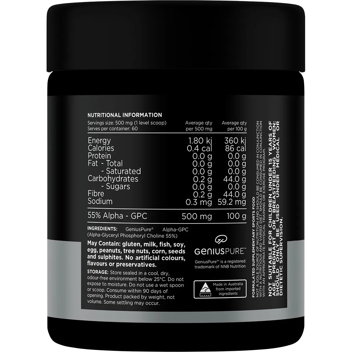 Switch Nutrition Alpha GPC 30g