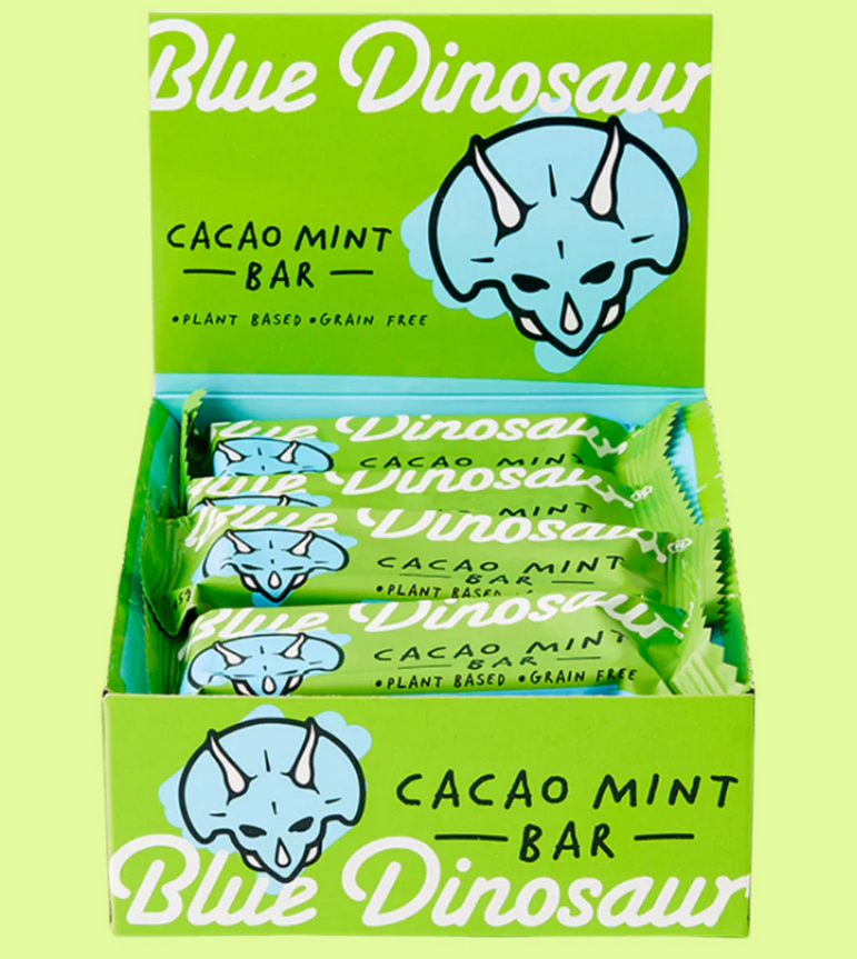 Blue Dinosaur Cacao Mint Bar 45g x 12