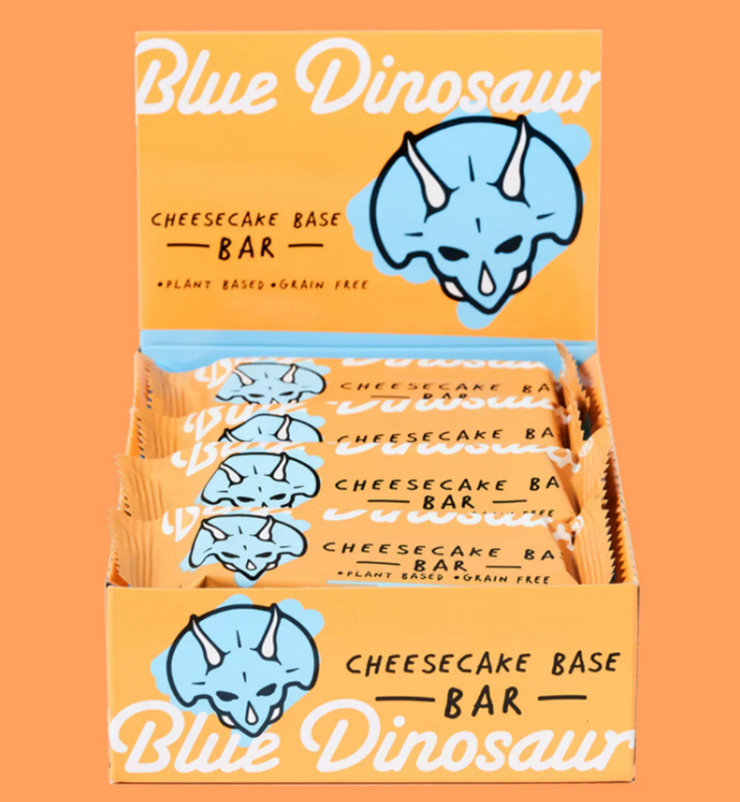 Blue Dinosaur Cheesecake Base Bar 45g x 12