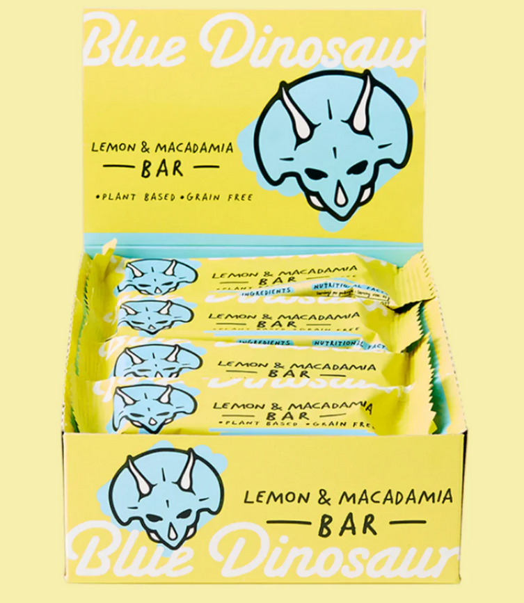 Blue Dinosaur Macadamia Lemon Bar 45g x 12