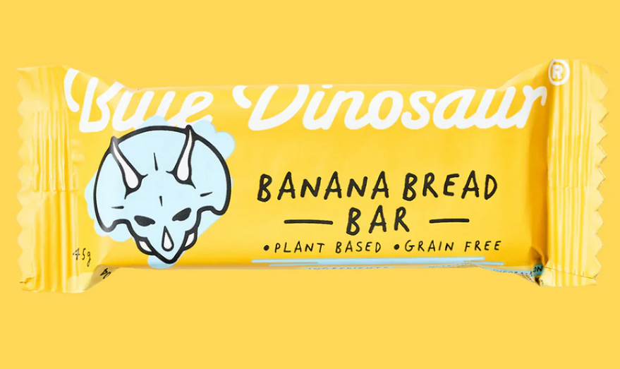 Blue Dinosaur Banana Bread Bar 45g x 12