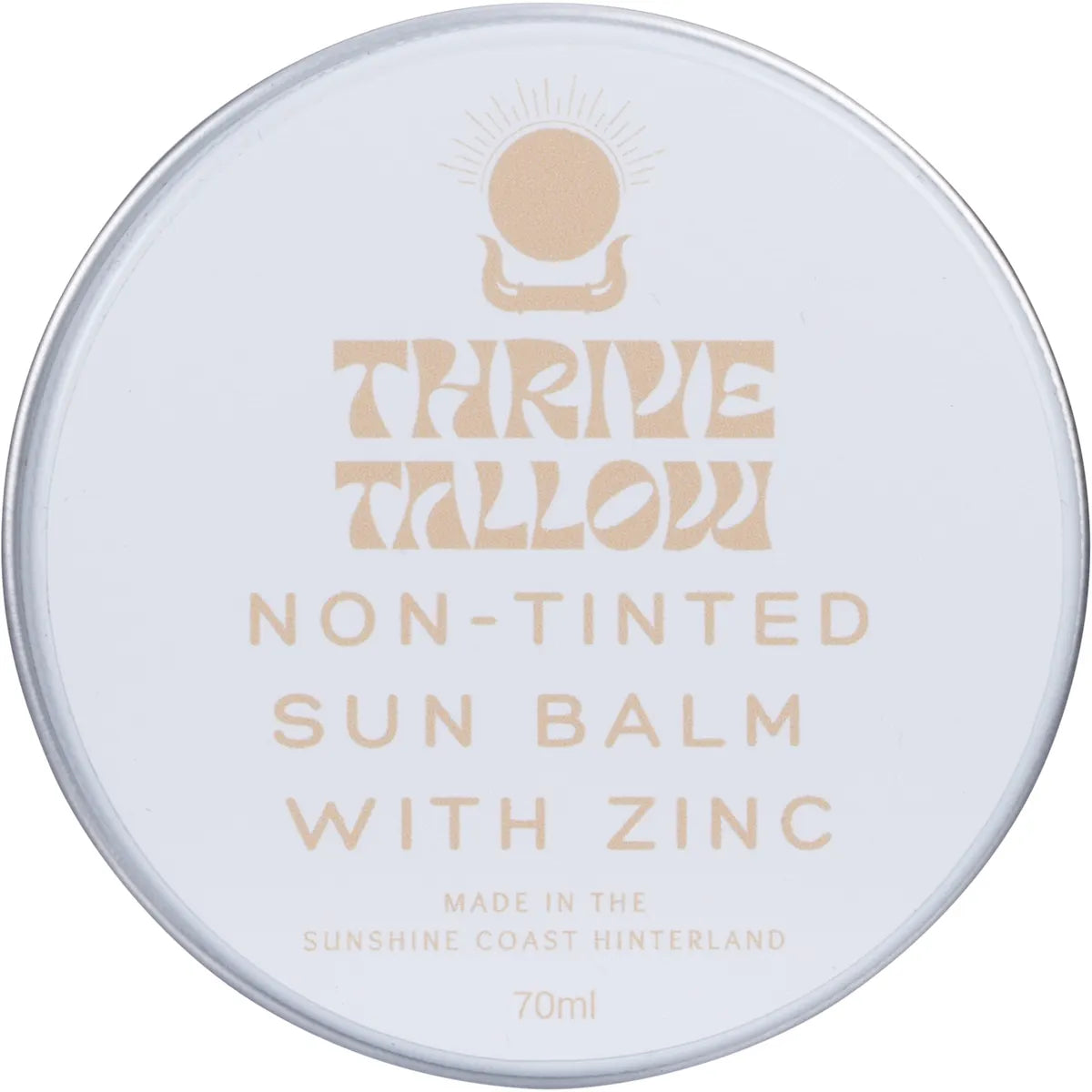 Thrive Tallow Non Tinted Sun Balm with Zinc 70ml