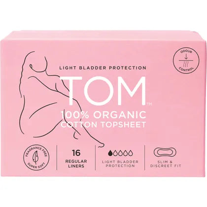 TOM Organic Liners Light Bladder Protection Regular 4x16pk