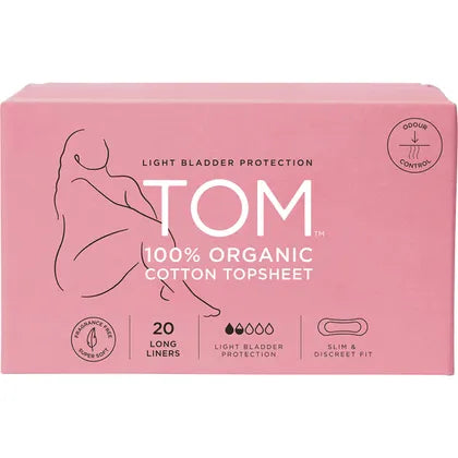 TOM Organic Liners Light Bladder Protection Long 4x20pk