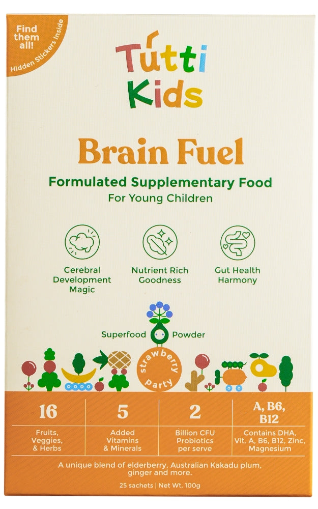 Tutti Kids Brain Fuel - Strawberry Party