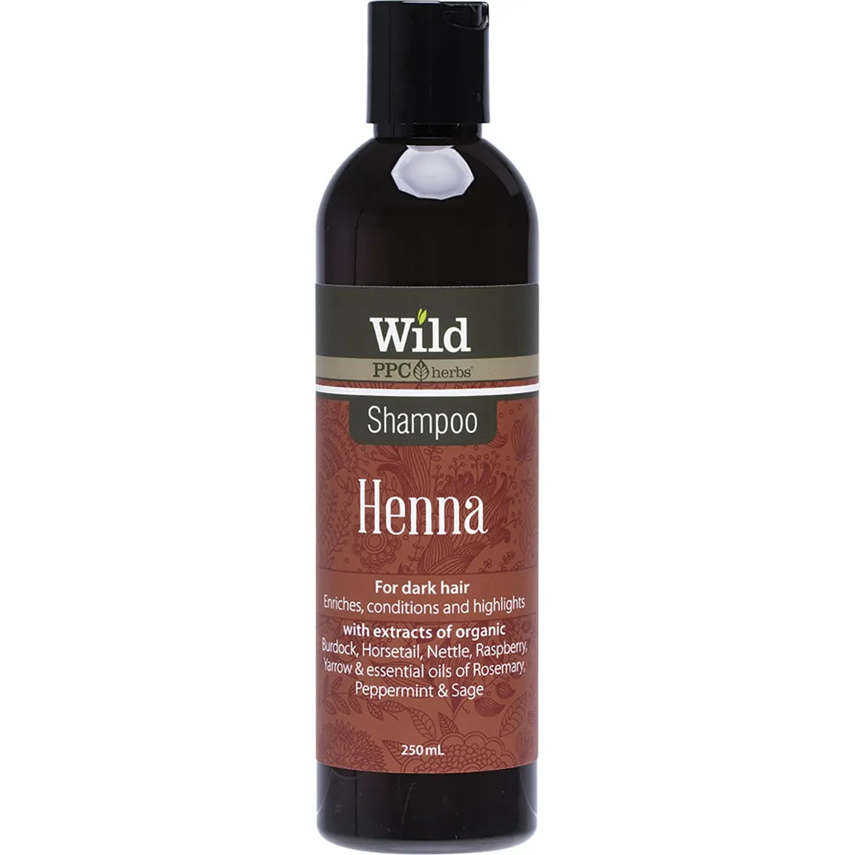 Wild Henna Shampoo (Dark Hair) 250ml