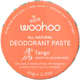 Woohoo Body Deodorant Paste 60g - Sensitive Bicarb Free Tango