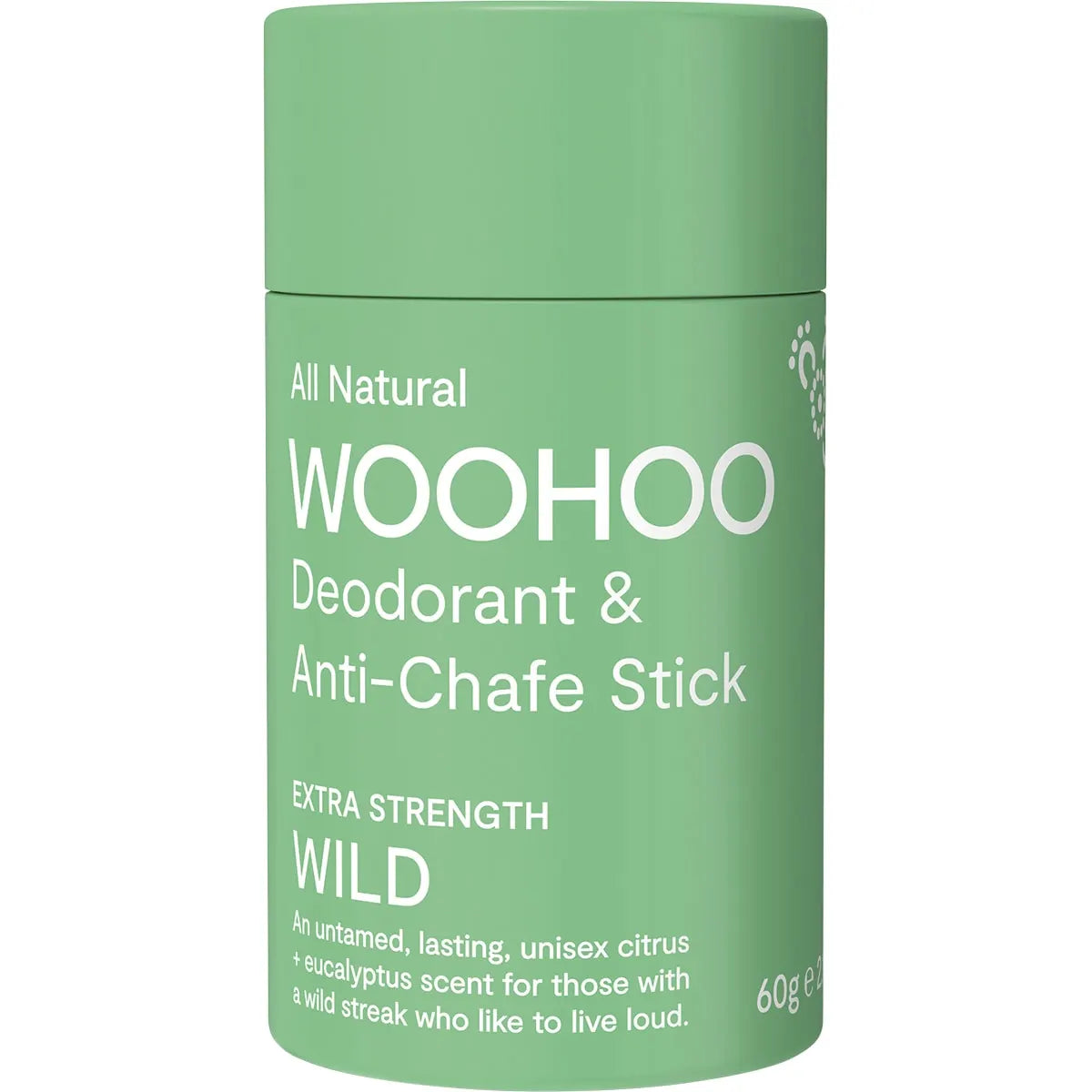 Woohoo Body Deodorant Stick 60g - Extra Strength Wild