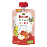 Holle Organic Red Bee Pouch - Apple with Strawberries 100g x 12