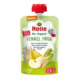 Holle Organic Fennel Frog Pouch - Pear with Apple & Fennel 100g x 12