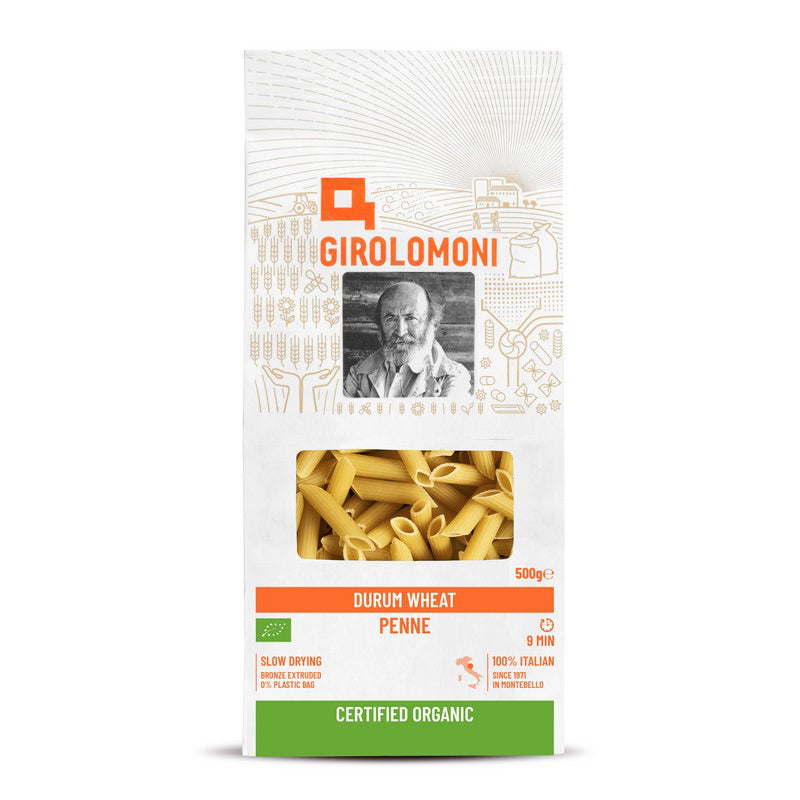 Girolomoni Durum Wheat Semolina Penne Rigate 500g