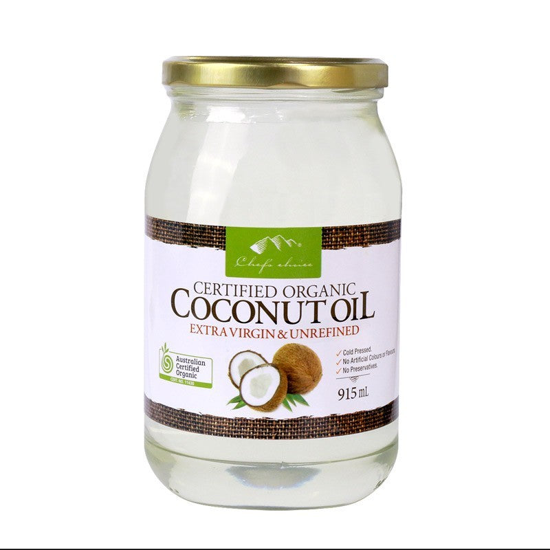 Chef's Choice Organic Coconut Oil Extra Virgin & Unrefined 915ml