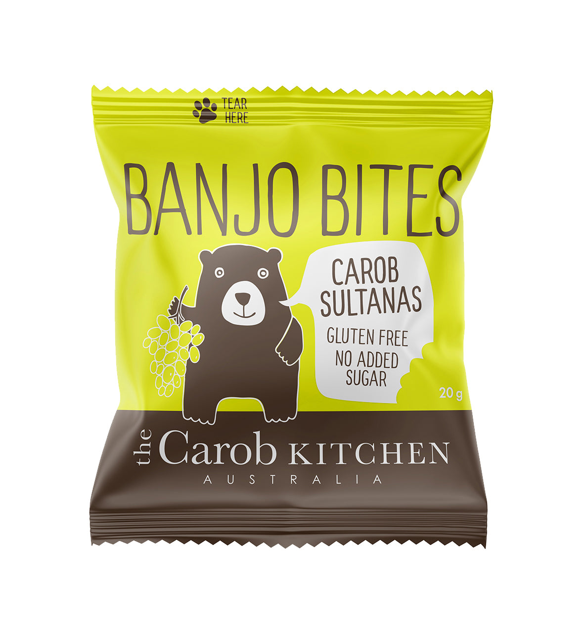 The Carob Kitchen Carob Sultanas Banjo Bits 45x 20g