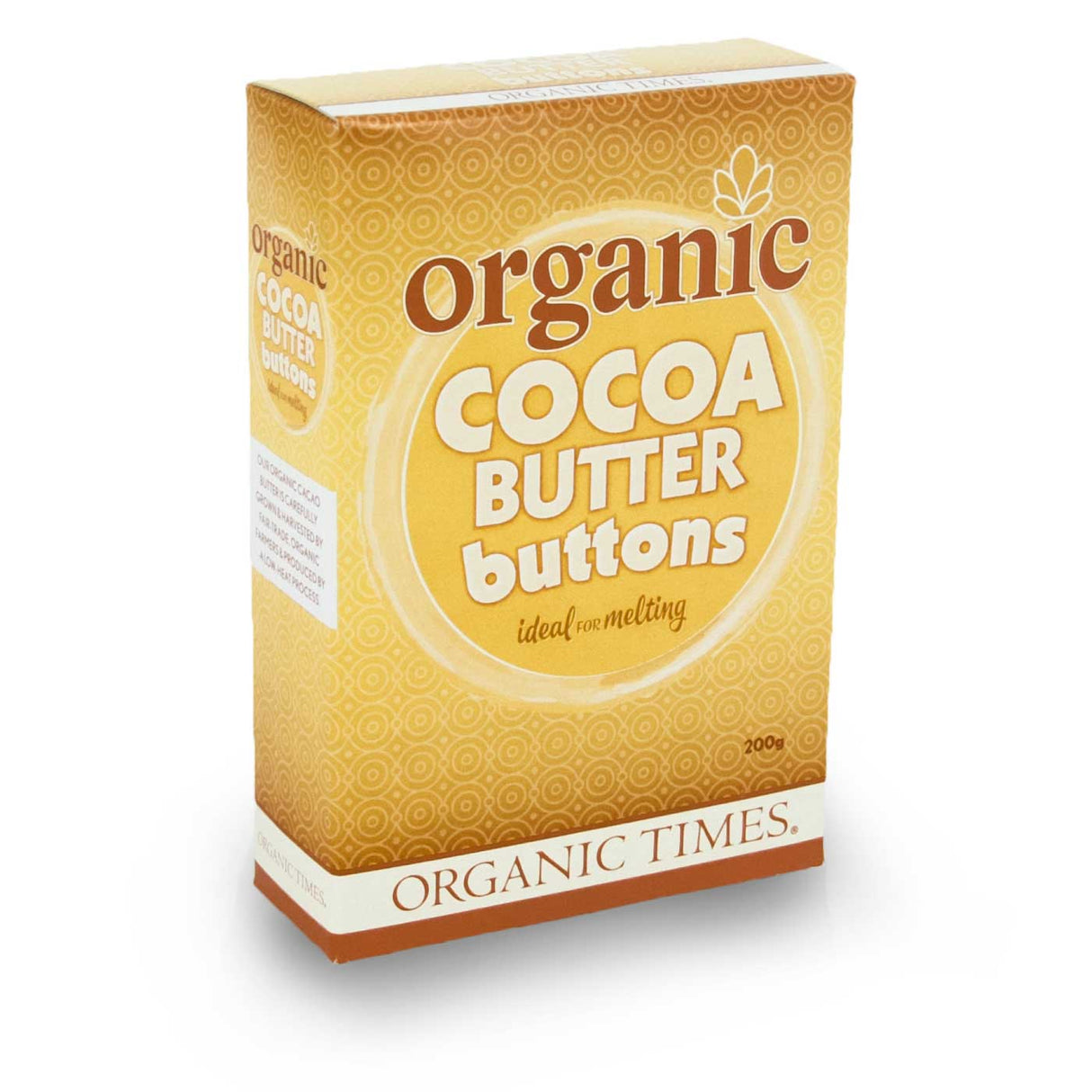 Organic Times Cacoa Butter Buttons 200g