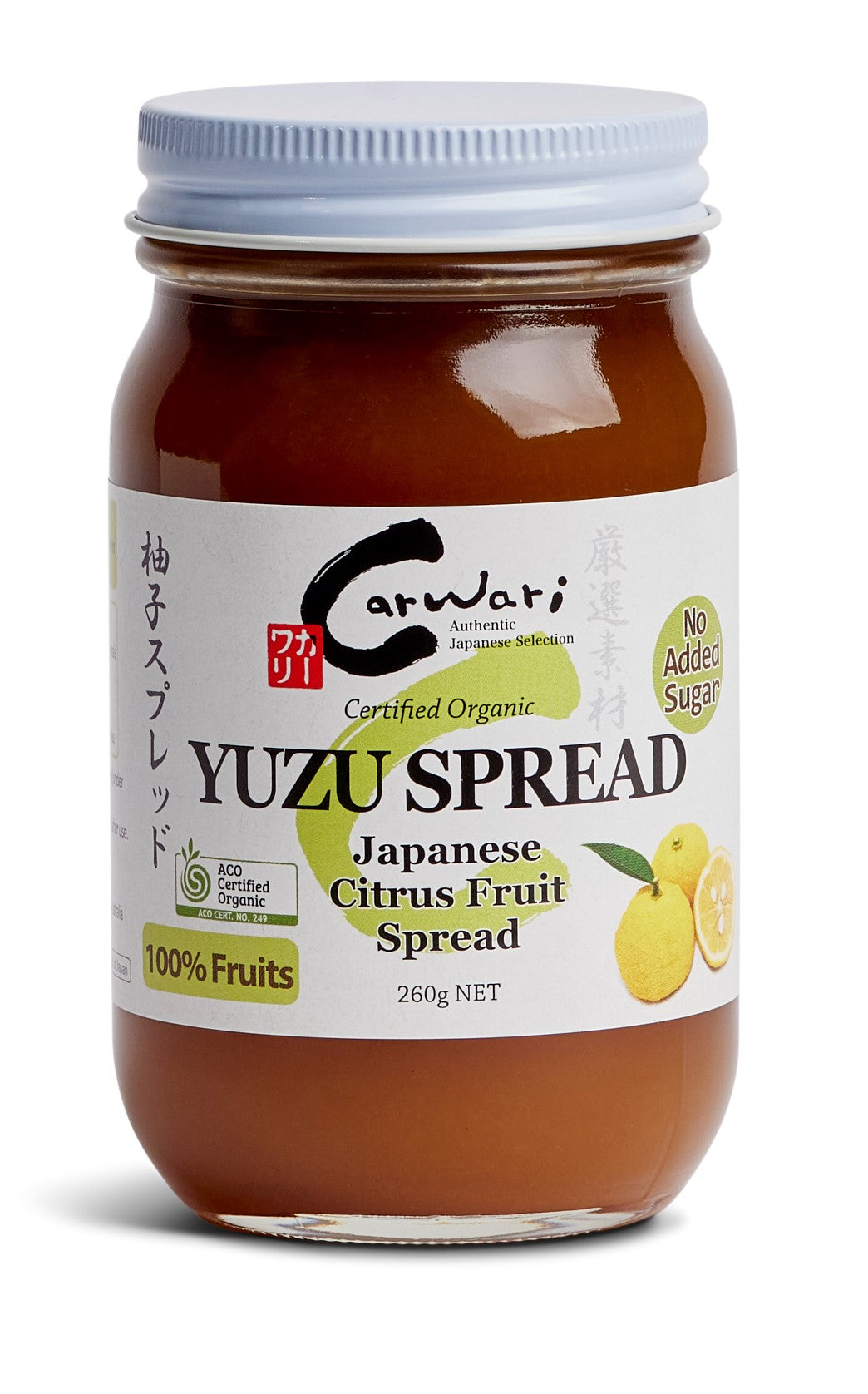 Carwari Organic Yuzu Spread 260g