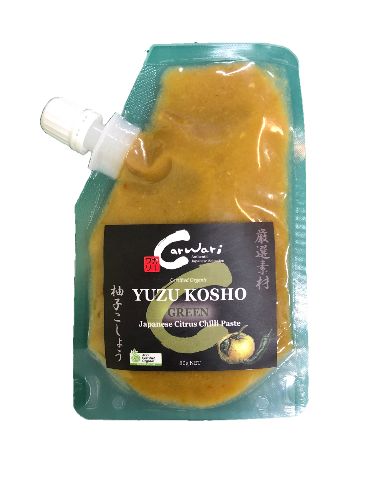 Carwari Organic Yuzu Kosho Green 80g