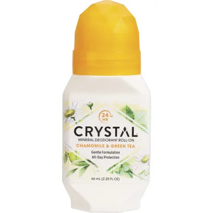 Crystal Deodorant Roll-on Chamomile & Green Tea 66ml