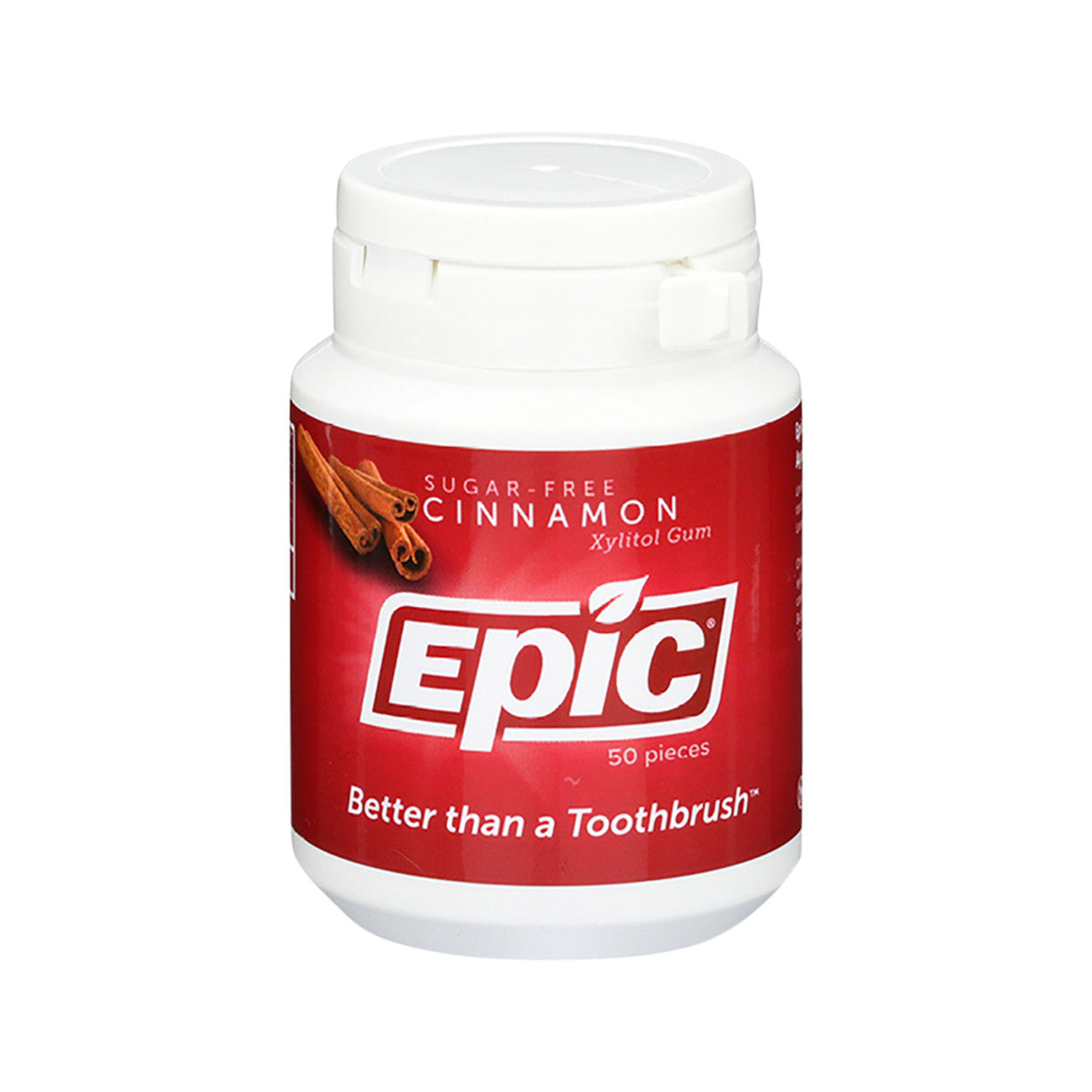 Epic Cinnamon Xylitol Chewing Gum - 50 pieces