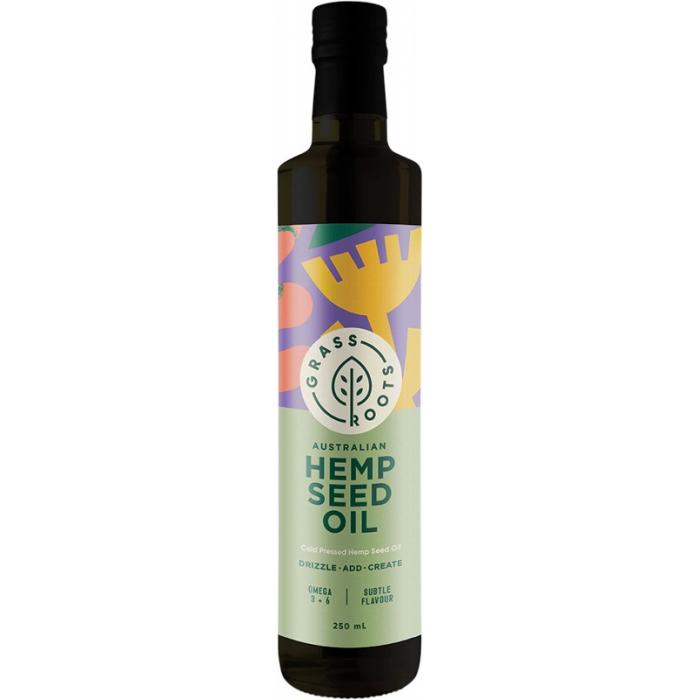 Grass Roots Australian Hemp Seed Oil 250ml