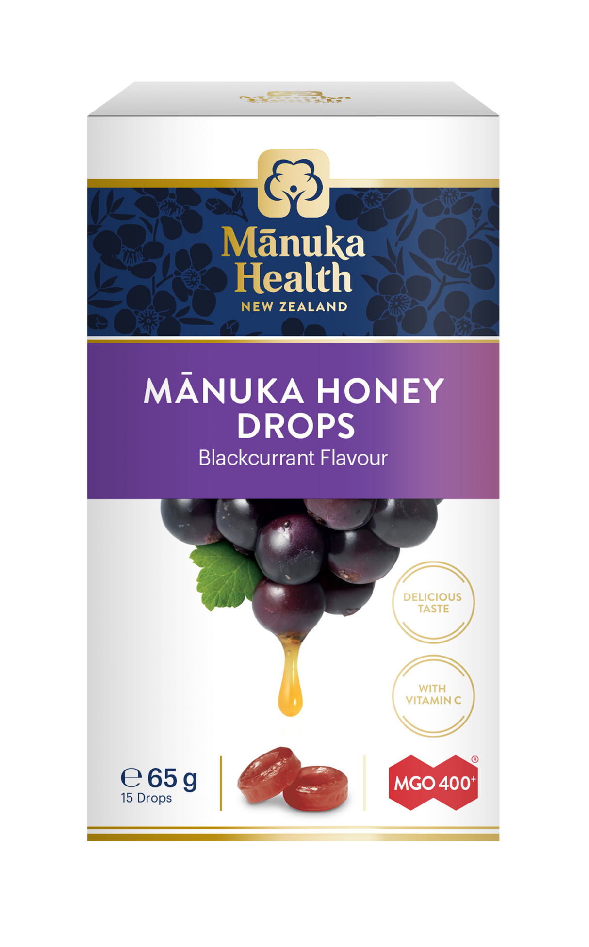 Manuka Health Lozenges Blackcurrant MGO400+ 15s