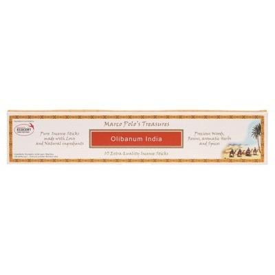 Marco Polo's Treasures Incense Sticks Olibanum India - 10 Pack