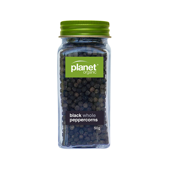 Planet Organic Black Whole Peppercorns 50g