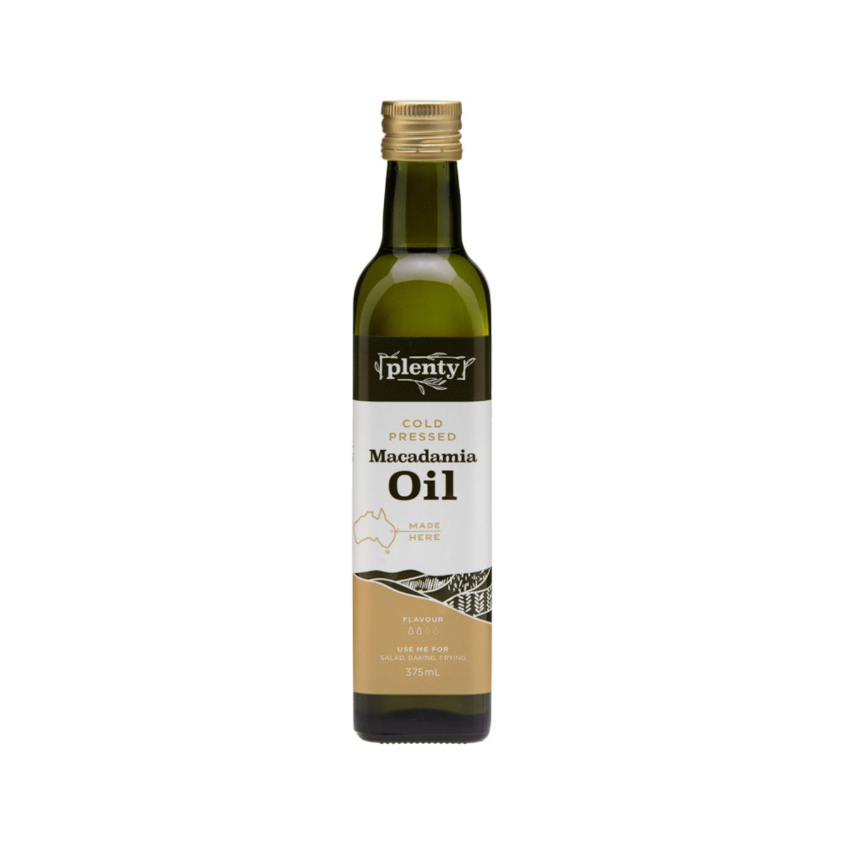 Plenty Cold Pressed Macadamia Oil 375ml