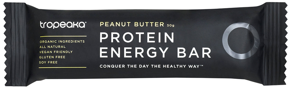 Tropeaka Protein Energy Bar Peanut Butter 50g x 12