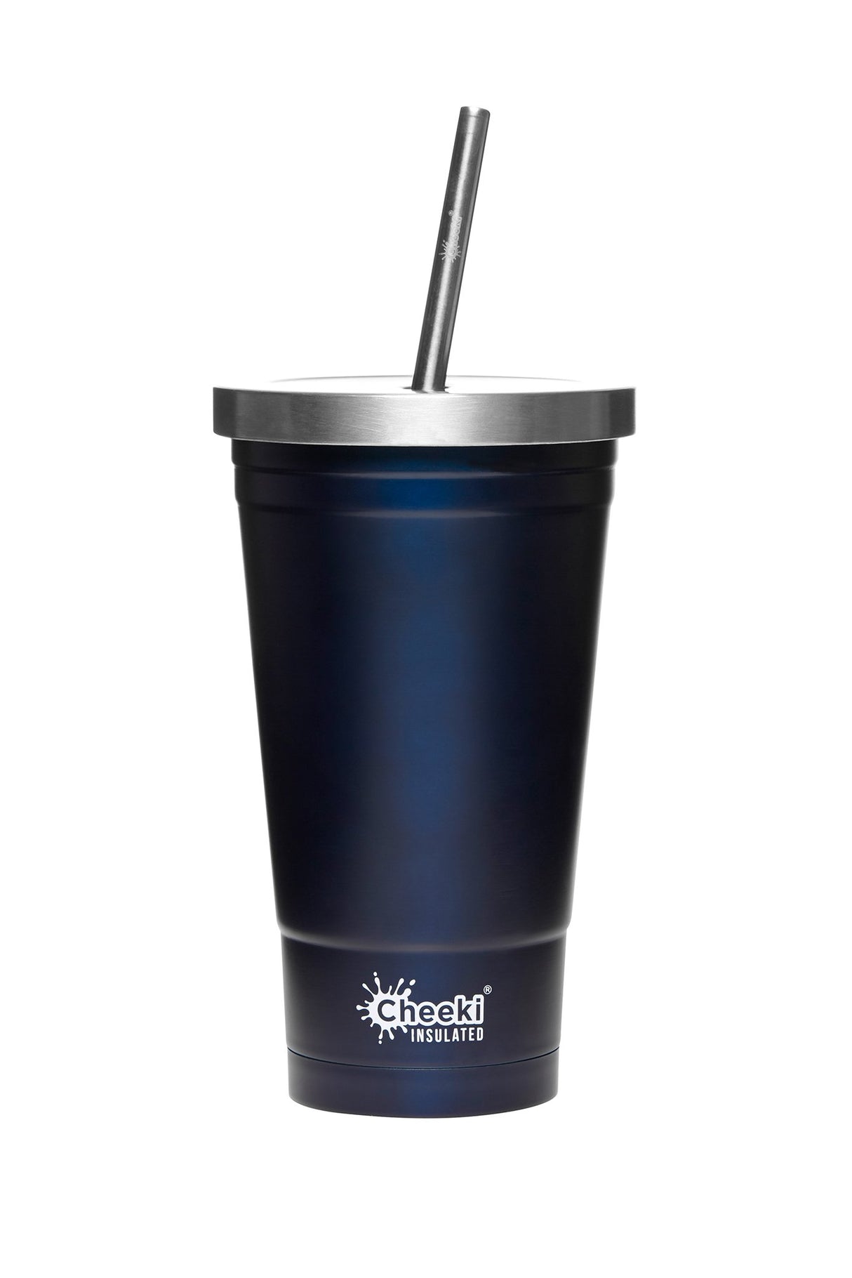 Cheeki Insulated Tumbler - Ocean - With Stainless Steel Straw - 500ml