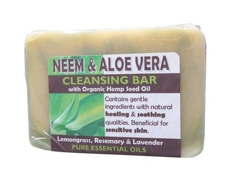 Harmony Soapworks Neem & Aloe Vera Cleansing Bar 140g