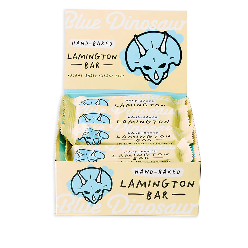 Blue Dinosaur Lamington Bar 45g x 12