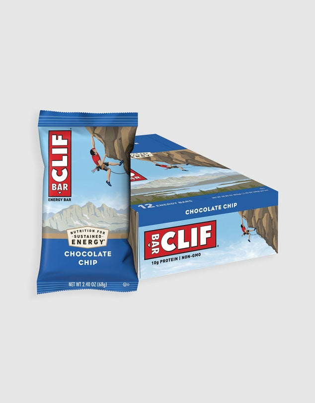 Clif Bar Chocolate Chip Energy Bar 12x68g