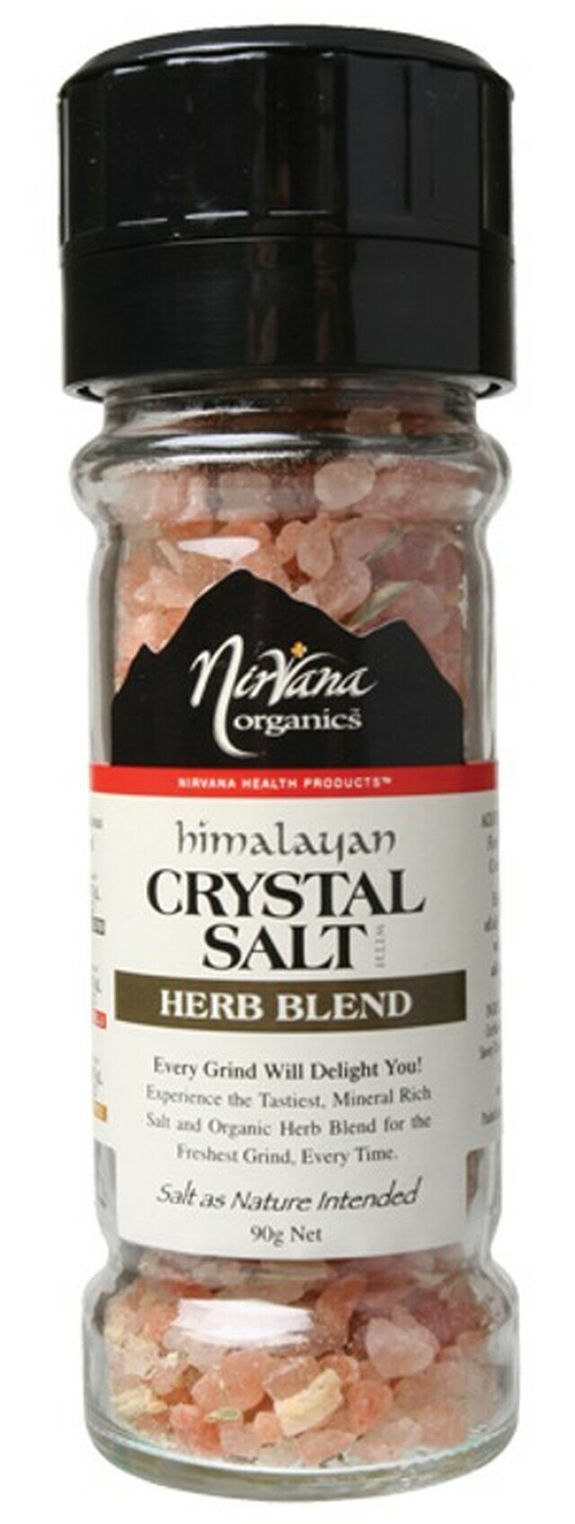 Nirvana Himalayan Salt Herb Blend (Glass Grinder) 90g